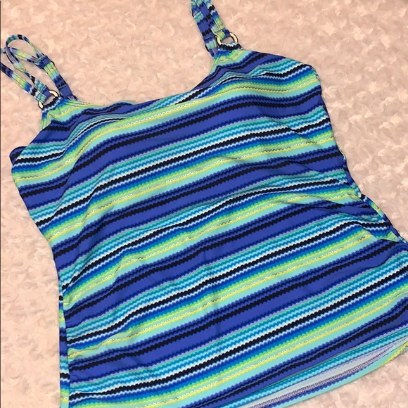 croft & barrow Other - Blue swim tankini bathing suit top size 18